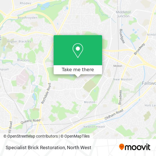Specialist Brick Restoration map
