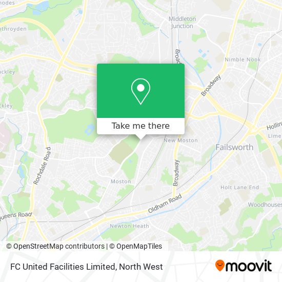 FC United Facilities Limited map