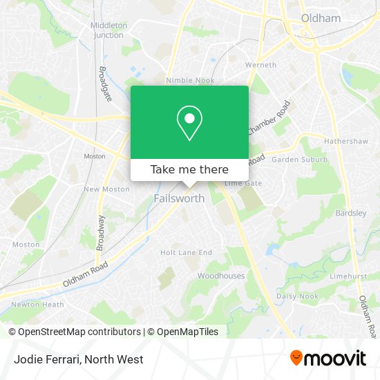 Jodie Ferrari map