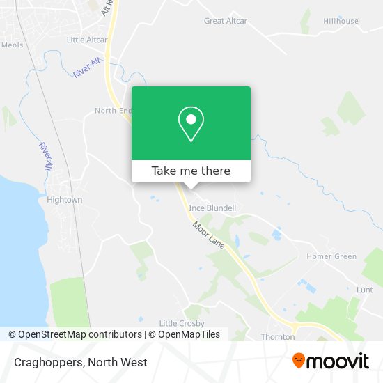 Craghoppers map