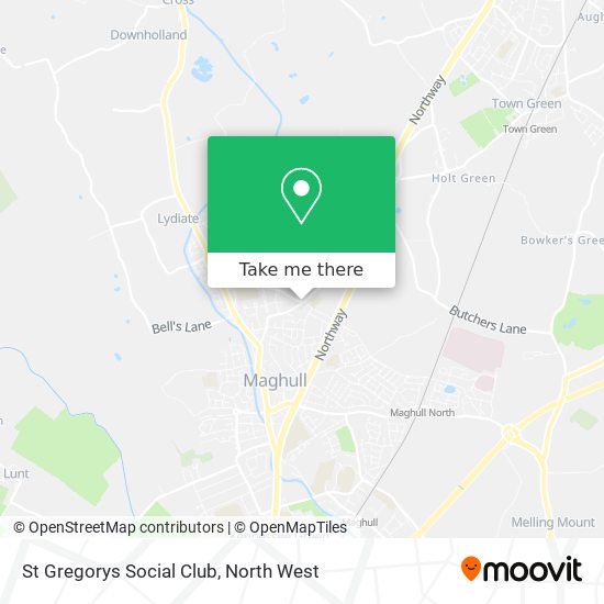 St Gregorys Social Club map