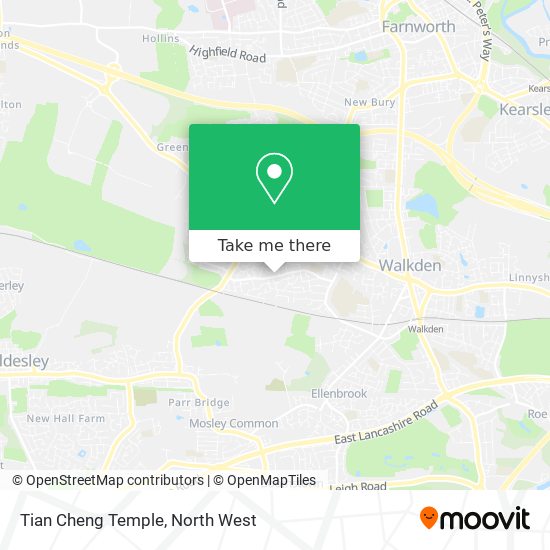 Tian Cheng Temple map