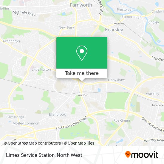 Limes Service Station map