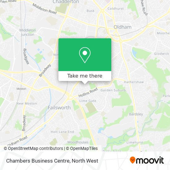 Chambers Business Centre map