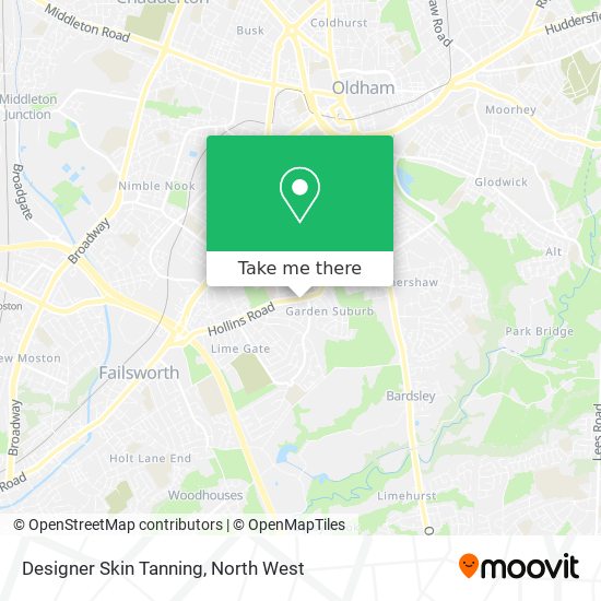 Designer Skin Tanning map