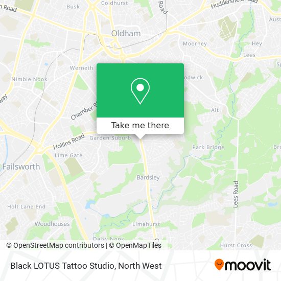 Black LOTUS Tattoo Studio map