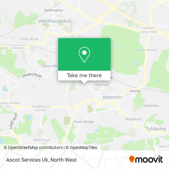 Ascot Services Uk map
