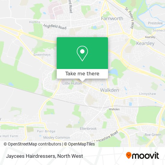 Jaycees Hairdressers map