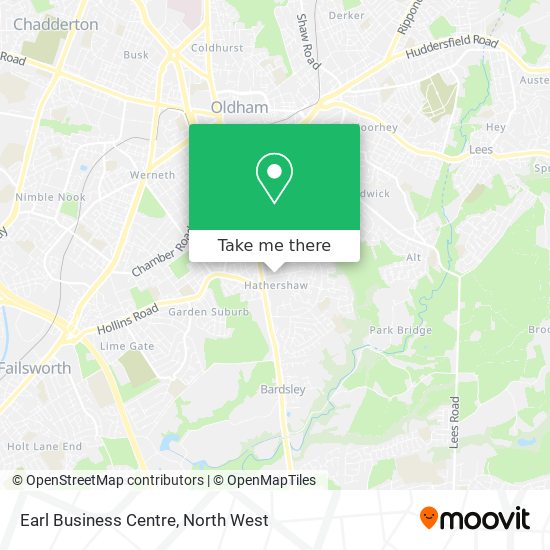 Earl Business Centre map