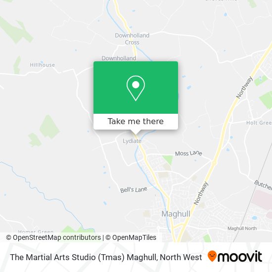 The Martial Arts Studio (Tmas) Maghull map