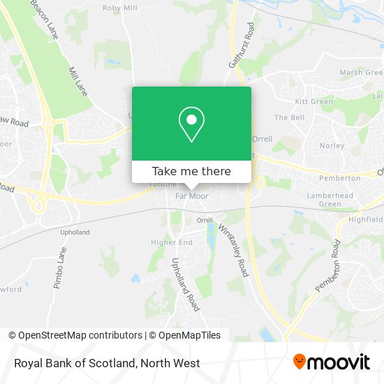 Royal Bank of Scotland map