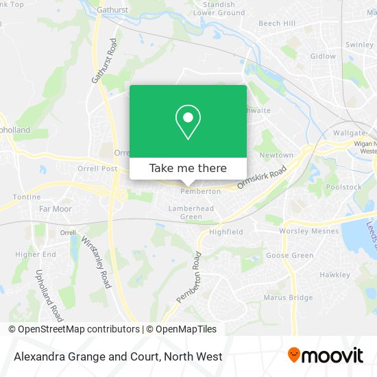 Alexandra Grange and Court map