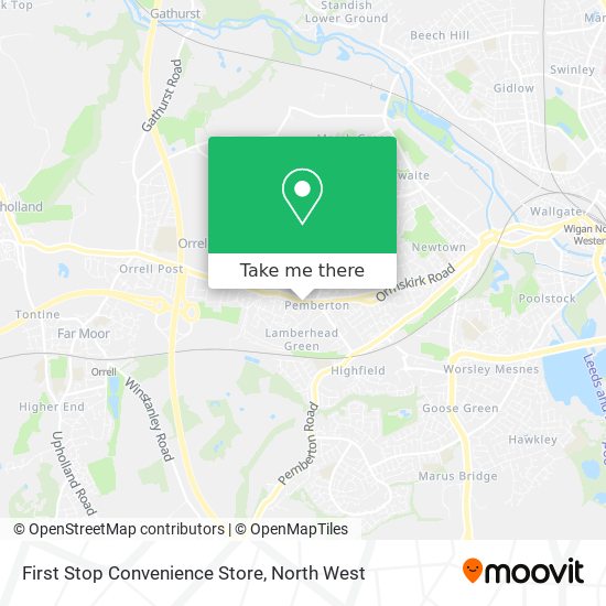 First Stop Convenience Store map