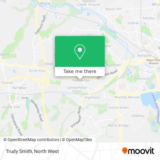 Trudy Smith map