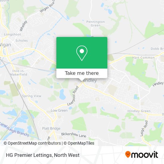 HG Premier Lettings map