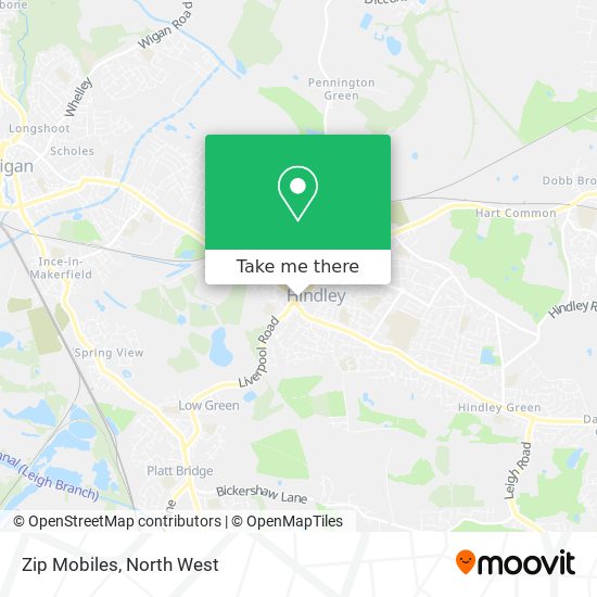 Zip Mobiles map