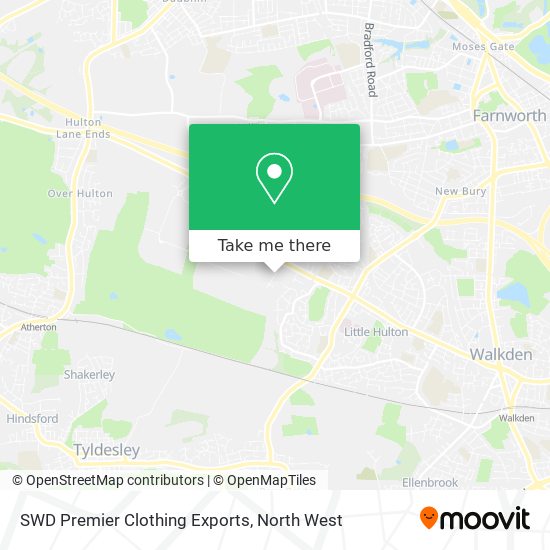 SWD Premier Clothing Exports map