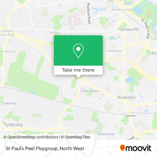 St Paul's Peel Playgroup map