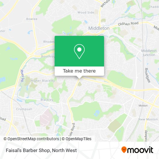 Faisal's Barber Shop map