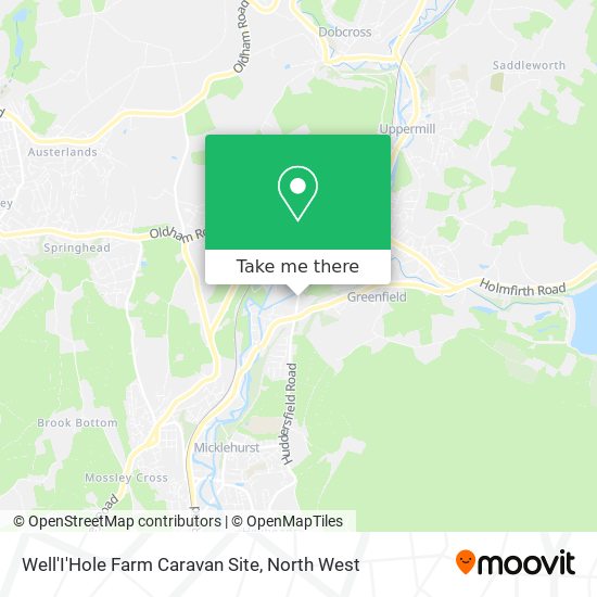 Well'I'Hole Farm Caravan Site map