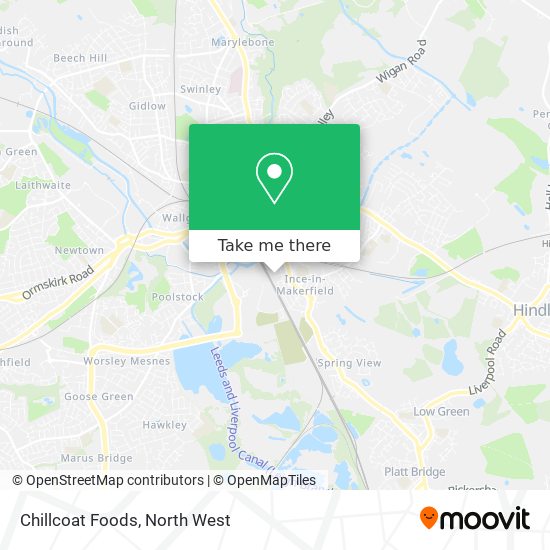 Chillcoat Foods map