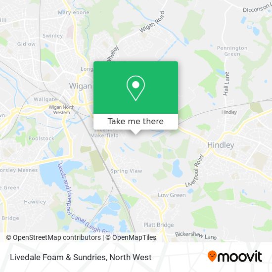 Livedale Foam & Sundries map