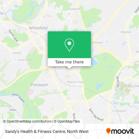 Sandy's Health & Fitness Centre map