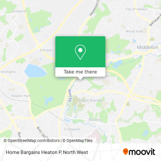 Home Bargains Heaton P map