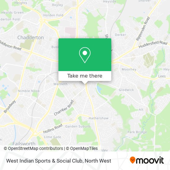 West Indian Sports & Social Club map