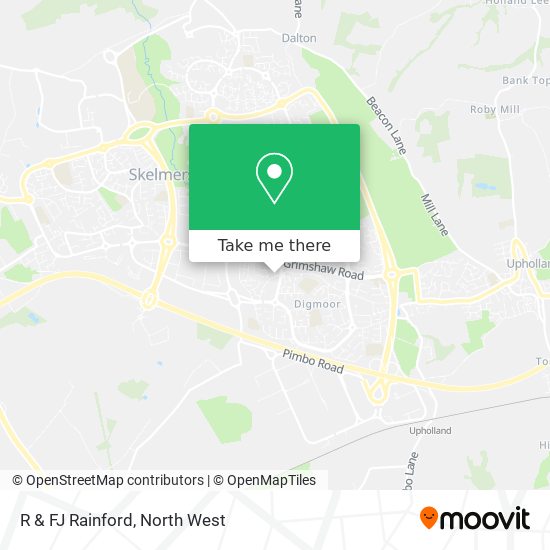 R & FJ Rainford map