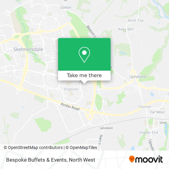 Bespoke Buffets & Events map