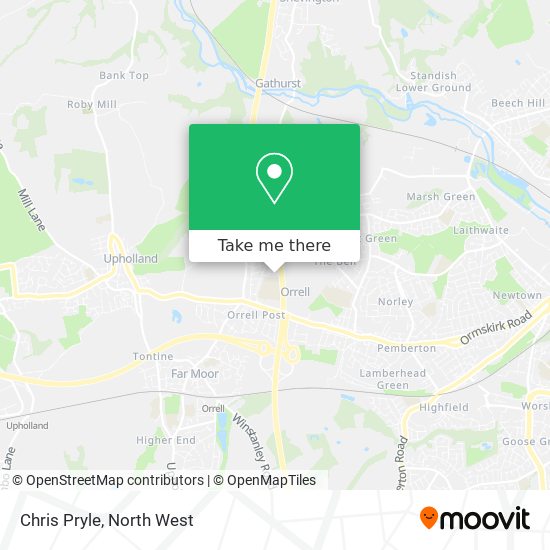 Chris Pryle map