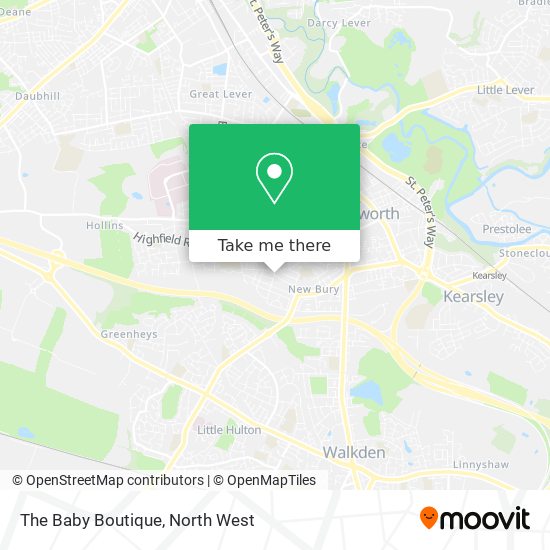 The Baby Boutique map