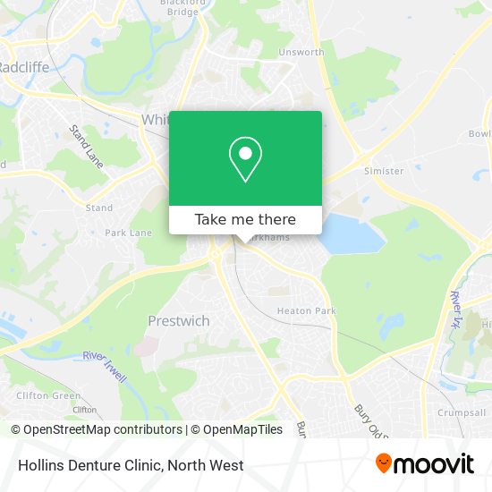 Hollins Denture Clinic map