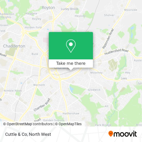 Cuttle & Co map