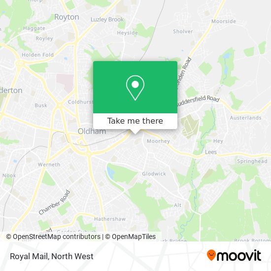 Royal Mail map