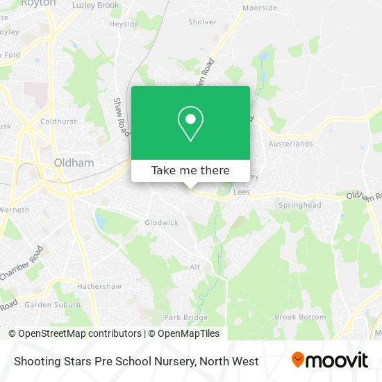Shooting Stars Pre School Nursery map