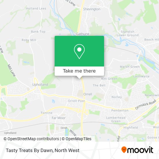 Tasty Treats By Dawn map