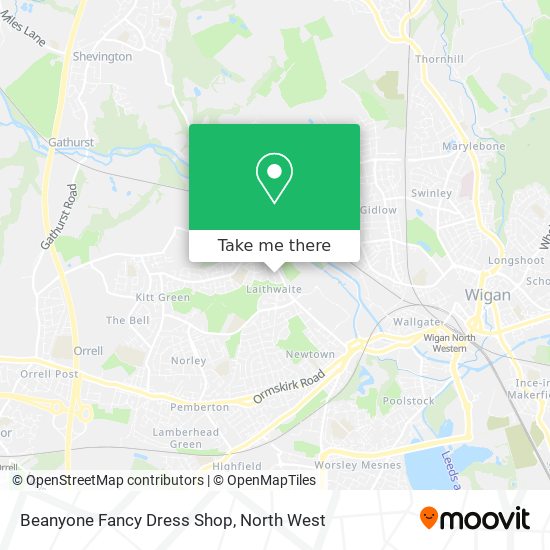 Beanyone Fancy Dress Shop map