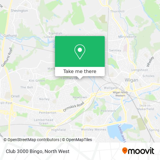 Club 3000 Bingo map