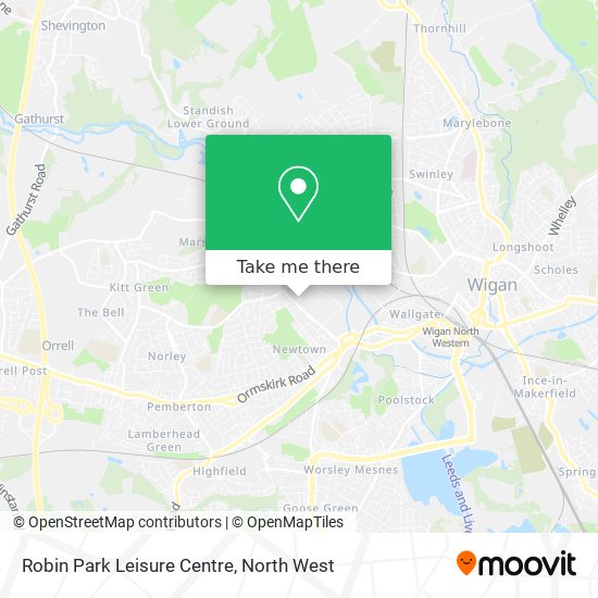 Robin Park Leisure Centre map