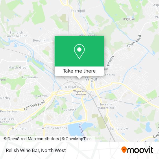 Relish Wine Bar map