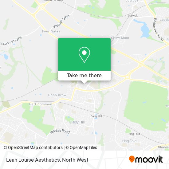 Leah Louise Aesthetics map