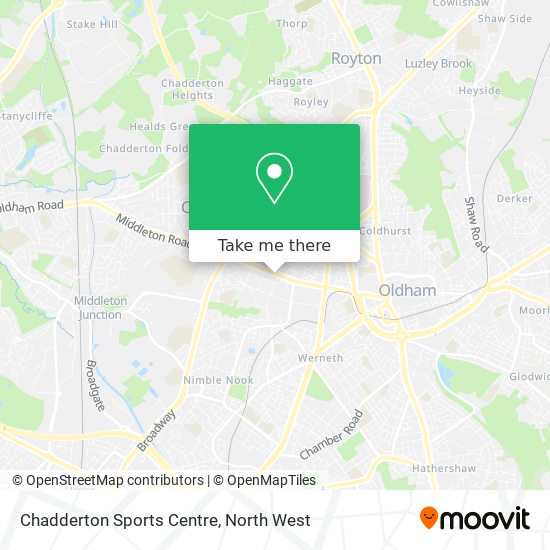 Chadderton Sports Centre map