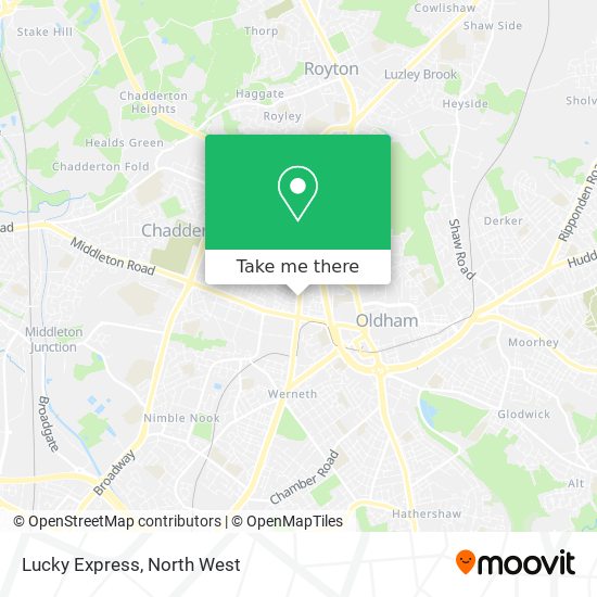 Lucky Express map