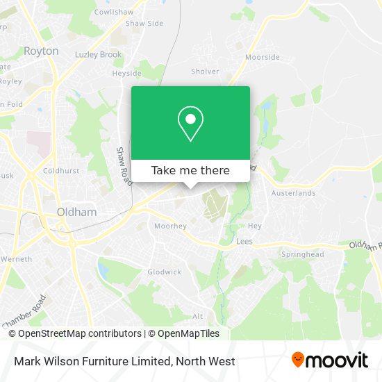 Mark Wilson Furniture Limited map