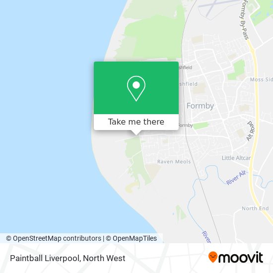Paintball Liverpool map