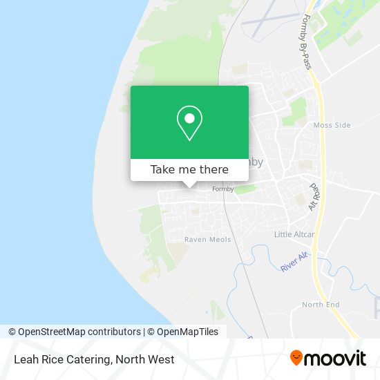 Leah Rice Catering map