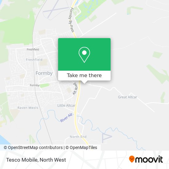 Tesco Mobile map