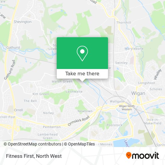 Fitness First map